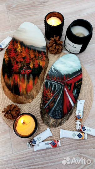 Живопись на спилах