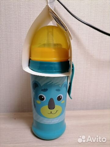 Поильник с трубочкой новый