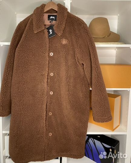 Пальто Шерпа Stussy