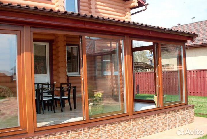 Остекление беседки под заказ