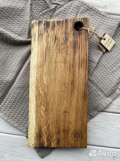 Доска проварена в масле разделочная руч.раб