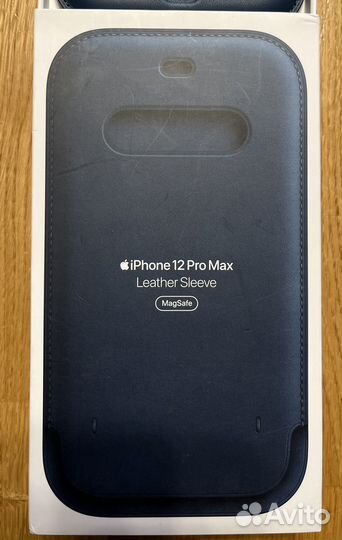 Кожаный чехол-конверт для iPhone 12 Pro Max