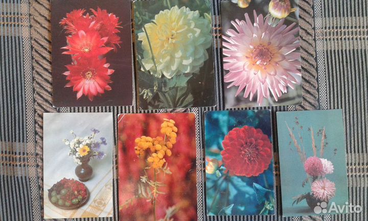 Советские открытки- розы