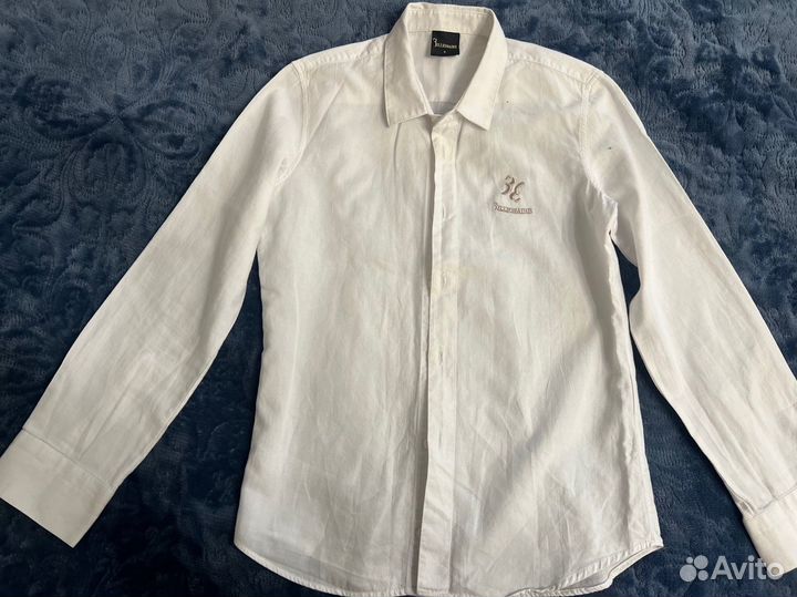 Рубашка белая школьная для мальчика