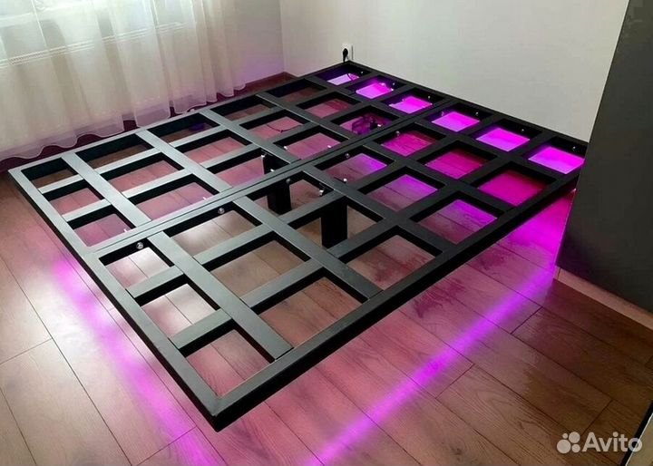 Каркас парящей кровати металлический