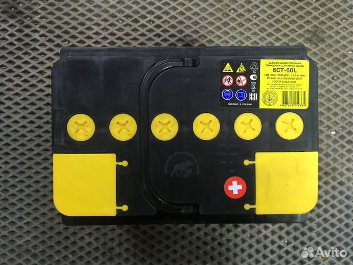 Аккумулятор 60Ач Тюмень Standard обрат.полярность