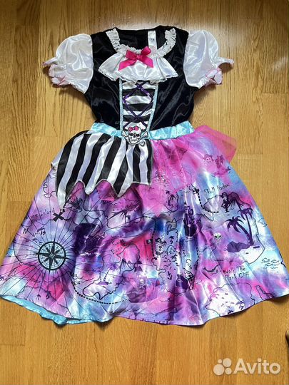 Костюм пирата для девочки карнавальный на 7-8 лет