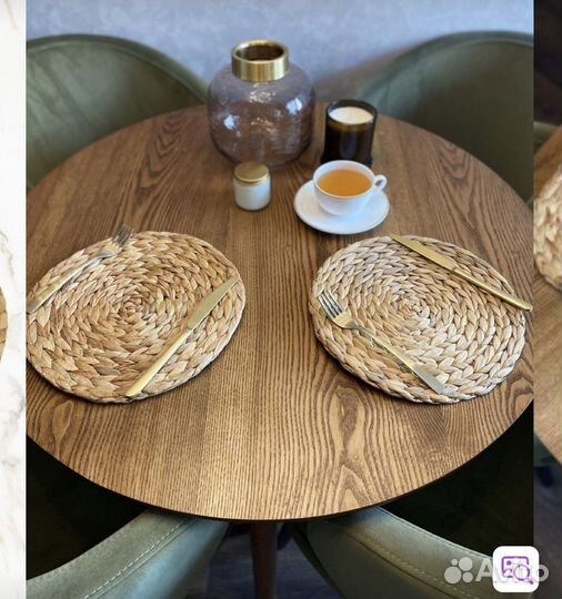 Плейсмат салфетка плетеная из бамбука