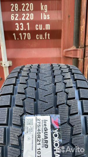 Yokohama Ice Guard G075 315/35 R21 и 275/40 R21 Q