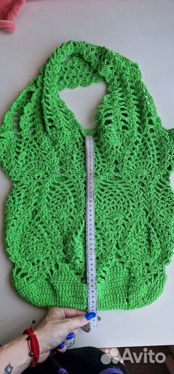 Сумка шопер авоська вязаная