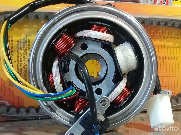 Генератор на мопед в сборе