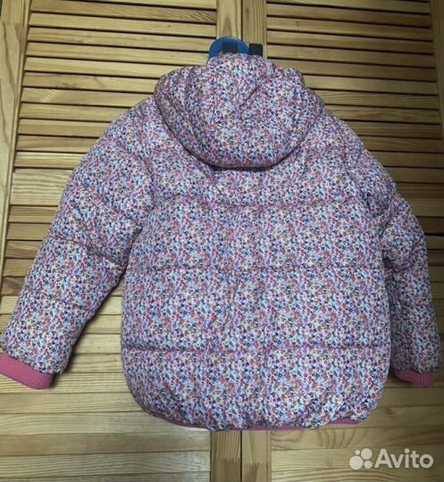 Куртка демисезонная для девочки next 110 на флисе