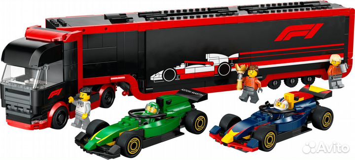 Конструктор Lego City 60445 Грузовик F1