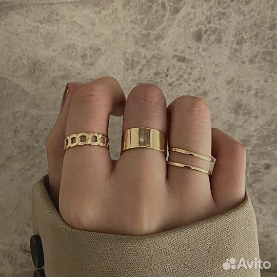 Кольца женские бижутерия