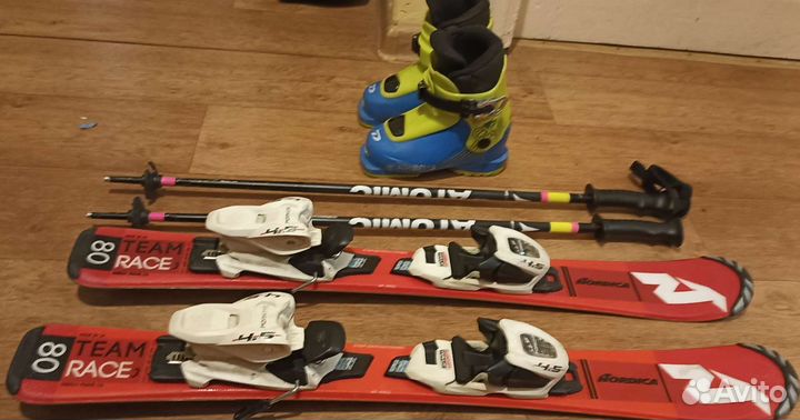 Горные лыжи детские 80