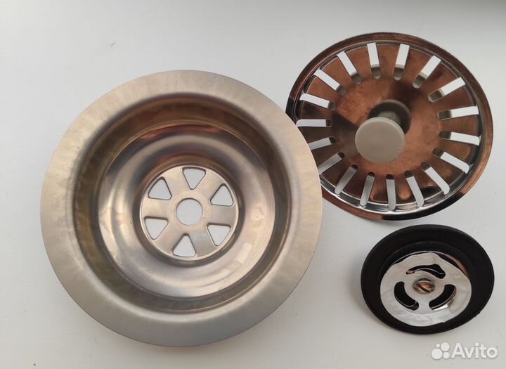 Комплект сливной арматуры 3 1/2 для кухонной мойки