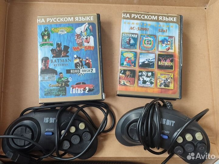 Игровая приставка sega mega drive 2+