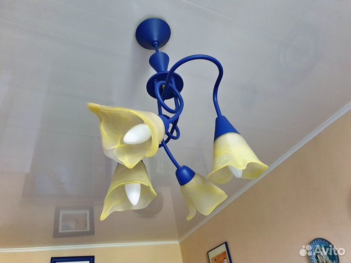 Комплект люстра и бра, Польша