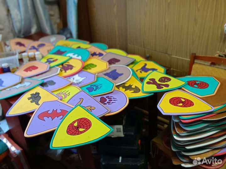 Детские деревянные щиты викинга оружие из дерева