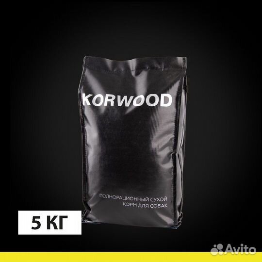 Корм для собак korwood