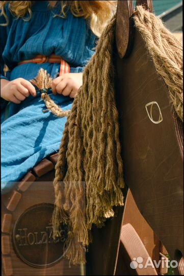 Детская зона. Декор для улицы. Деревянная Лошадка