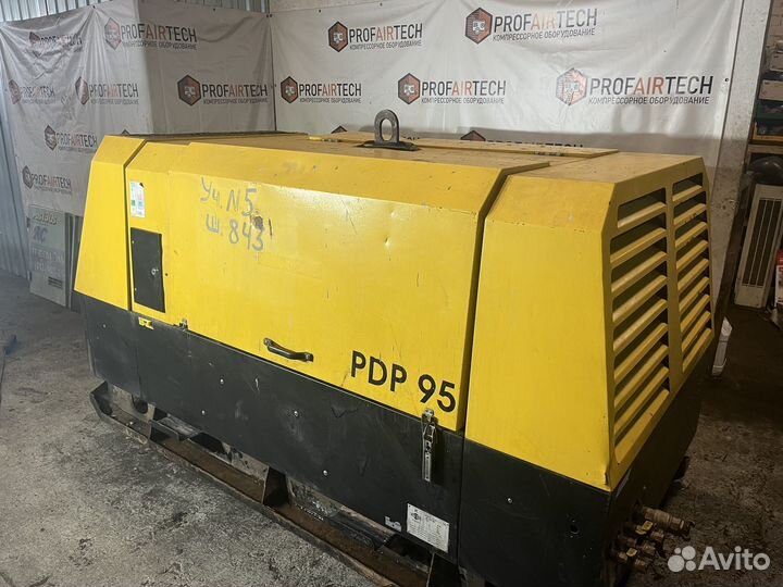Дизельный компрессор Atmos PDP 95, 10м3/мин 10 атм