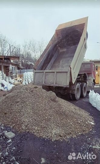 Щебень гравийный в наличии с доставкой