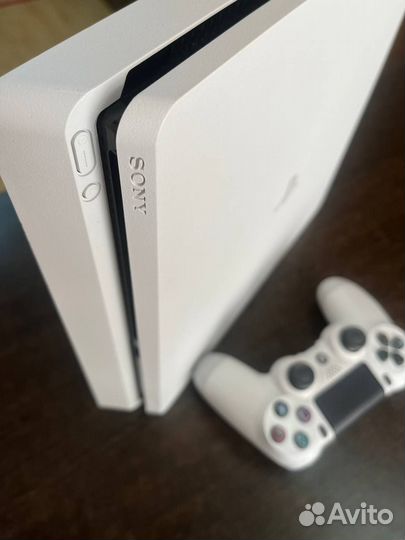 Белая Sony PlayStation4 Slim 500gb Тихая PS4 PS