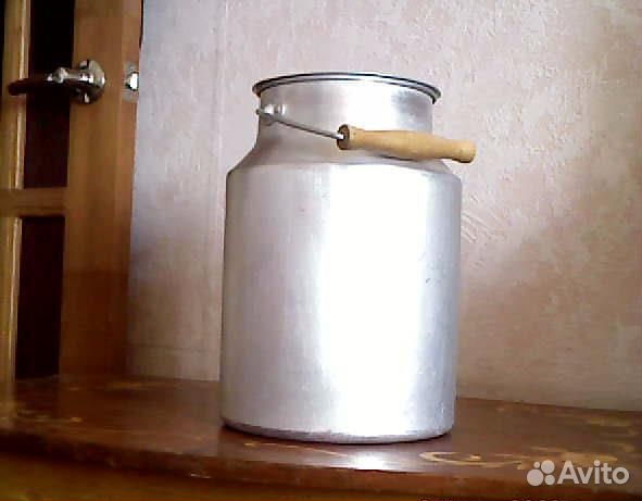 Бидон алюминиевый 10 л, в отличном состоянии