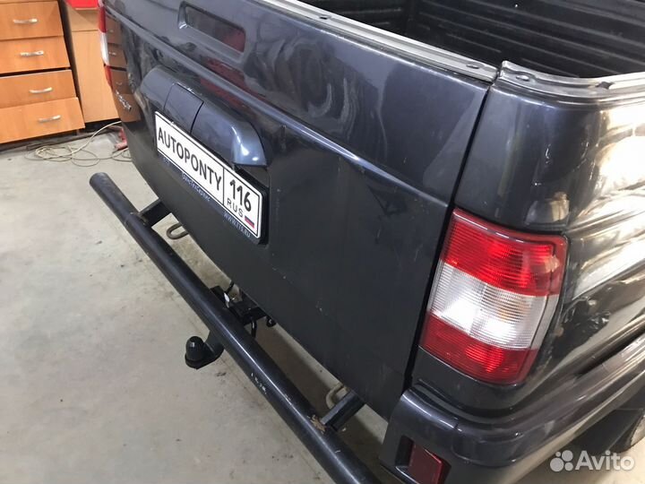 Фаркоп УАЗ Patriot Pickup Быстросъемный квадрат 2т