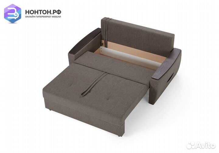 Диван еврокнижка Дубай светло-коричневый