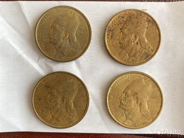 2 драхмы Греция