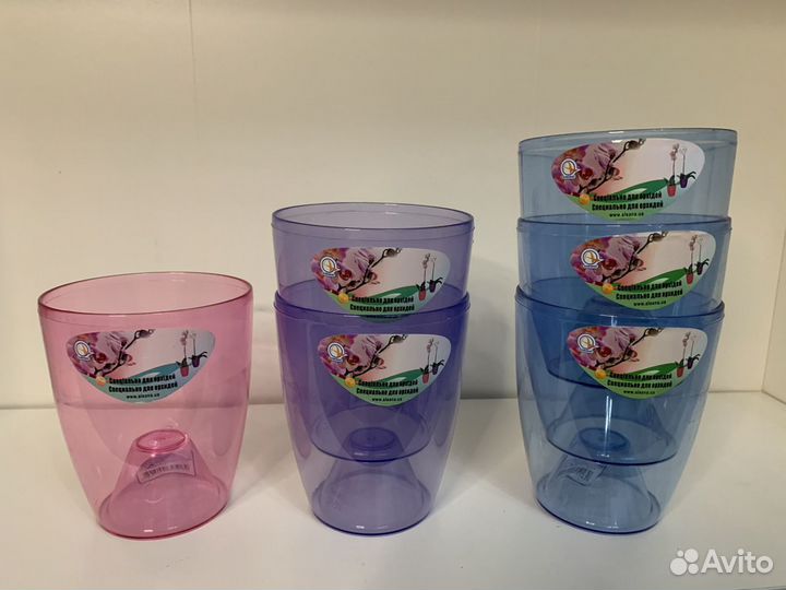 Горшки для цветов (пластик/керамика)