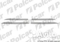 Накладки решетки перед для renault logan (SD) 07.04