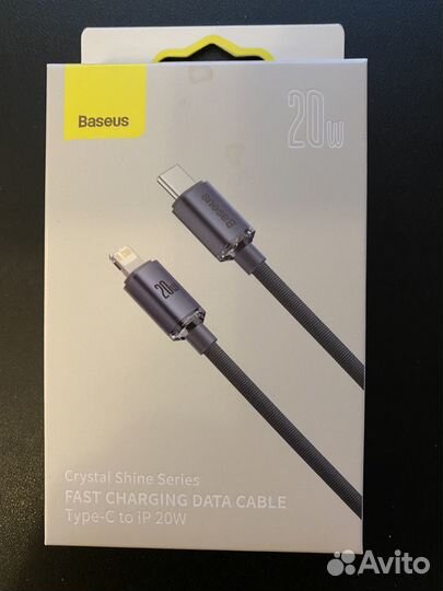 Кабель baseus: 20w. Apple USB typeC lightning