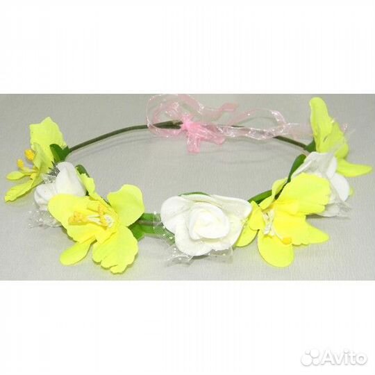 Венок на голову из цветов