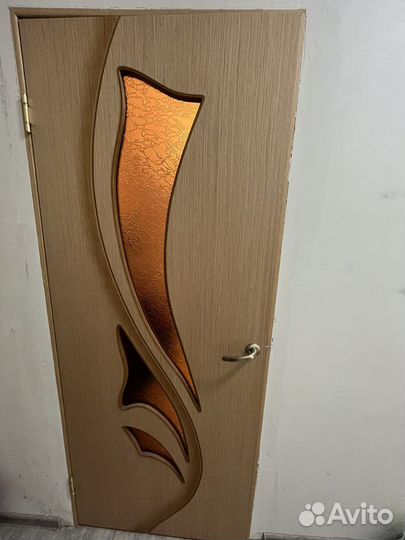 Двери межкомнатные (полотно) бу шпон