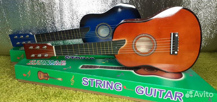 Гитара детская Укулеле 6-струнная Сталь классика