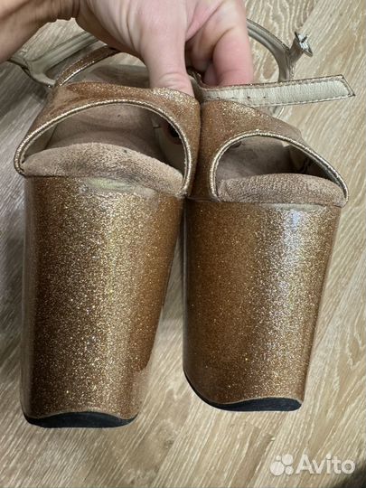 Стрипы босоножки pleaser тройки 38