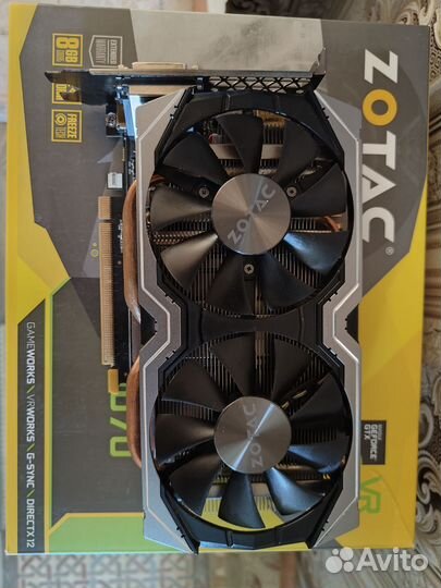 Видеокарта gtx 1070 8gb