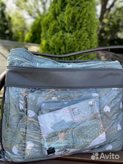 Белье постельное с готовым одеялом хлопок