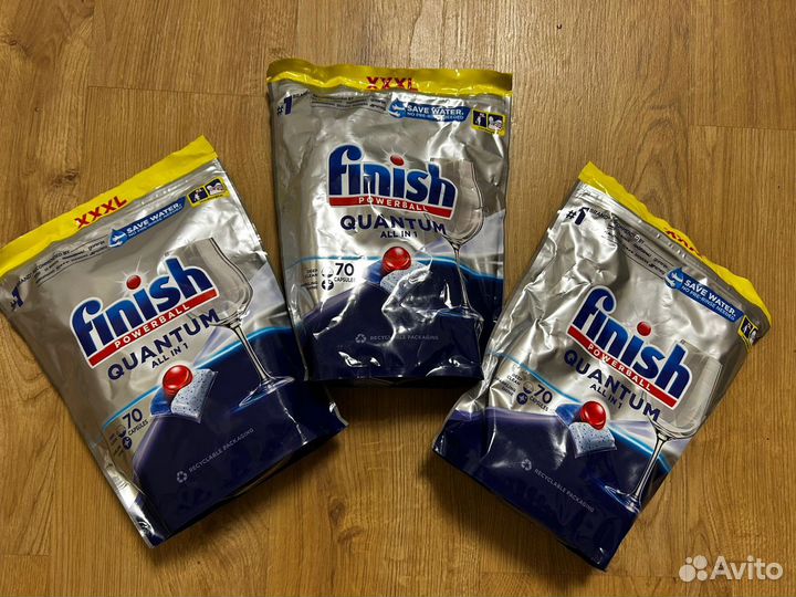 Таблетки для посудомоечных машин Finish 70 шт