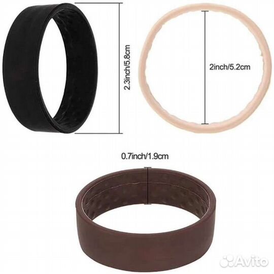 Силиконовая гибкая заколка для волос