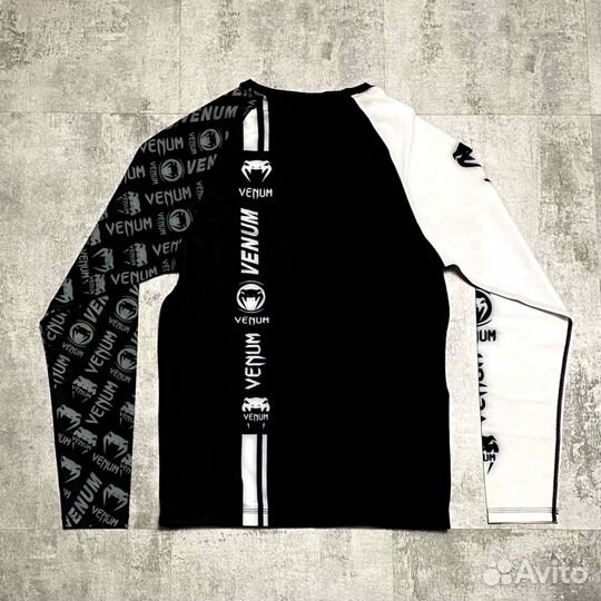 Рашгард Venum Black White