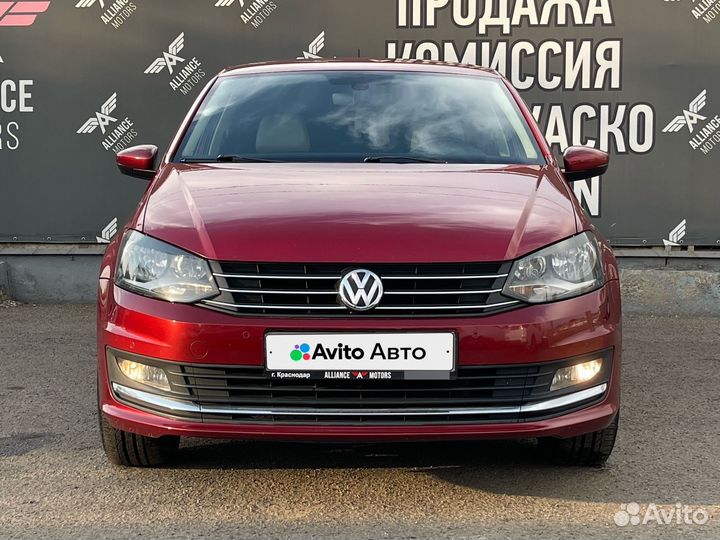 Volkswagen Polo 1.6 AT, 2017, 103 877 км