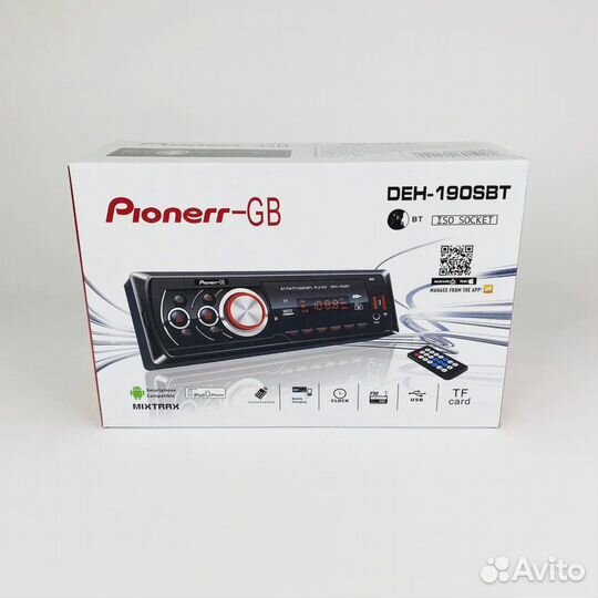 Магнитола Pioneer 1 din 189/190 4RCA