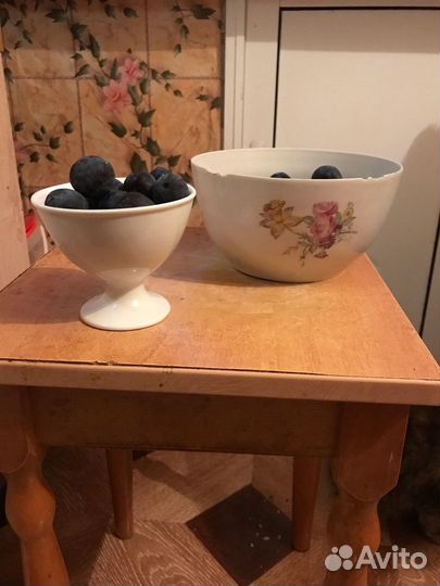 Фруктовница, креманка, фарфор. Салатник, стекло,70