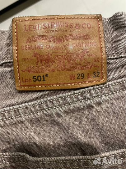 Джинсы levis 501