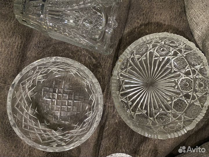 Посуда хрустальная СССР