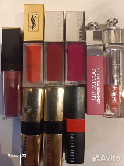 Помады для губ Dior,Shiseido,Bobby Braun, новые